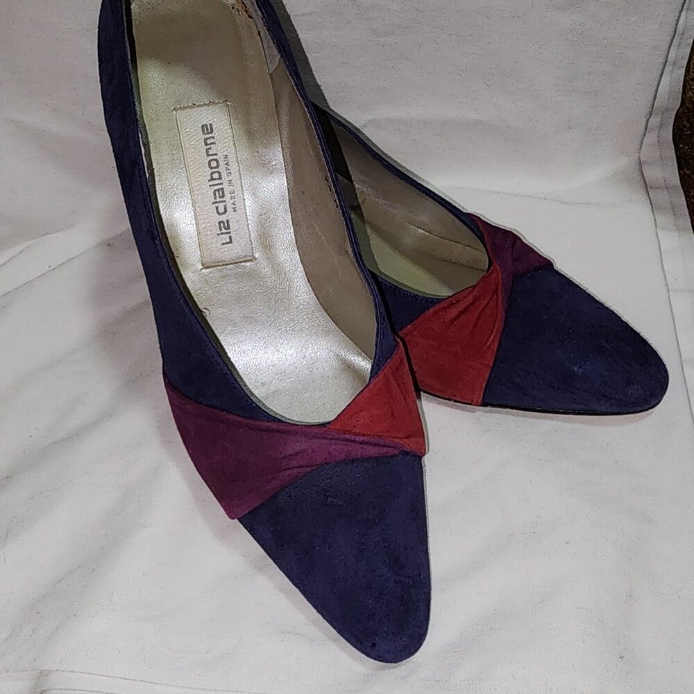 Liz Claiborne Suede Vintage Pumps